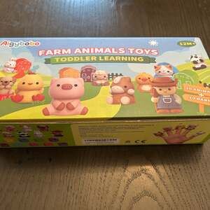 SOLD AIGYBOBO Learning Toys Toddlers, 20Pcs Farm Animals Counting & Sorting